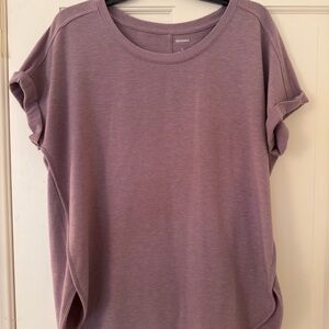 Sonoma Dusty Lavender Short Sleeve Crewneck Top